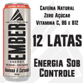 Energético Ember Guaraná & Catuaba 12 latas zero açúcar