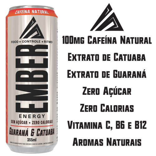 Energético Guaraná & Catuaba - 12 Latas