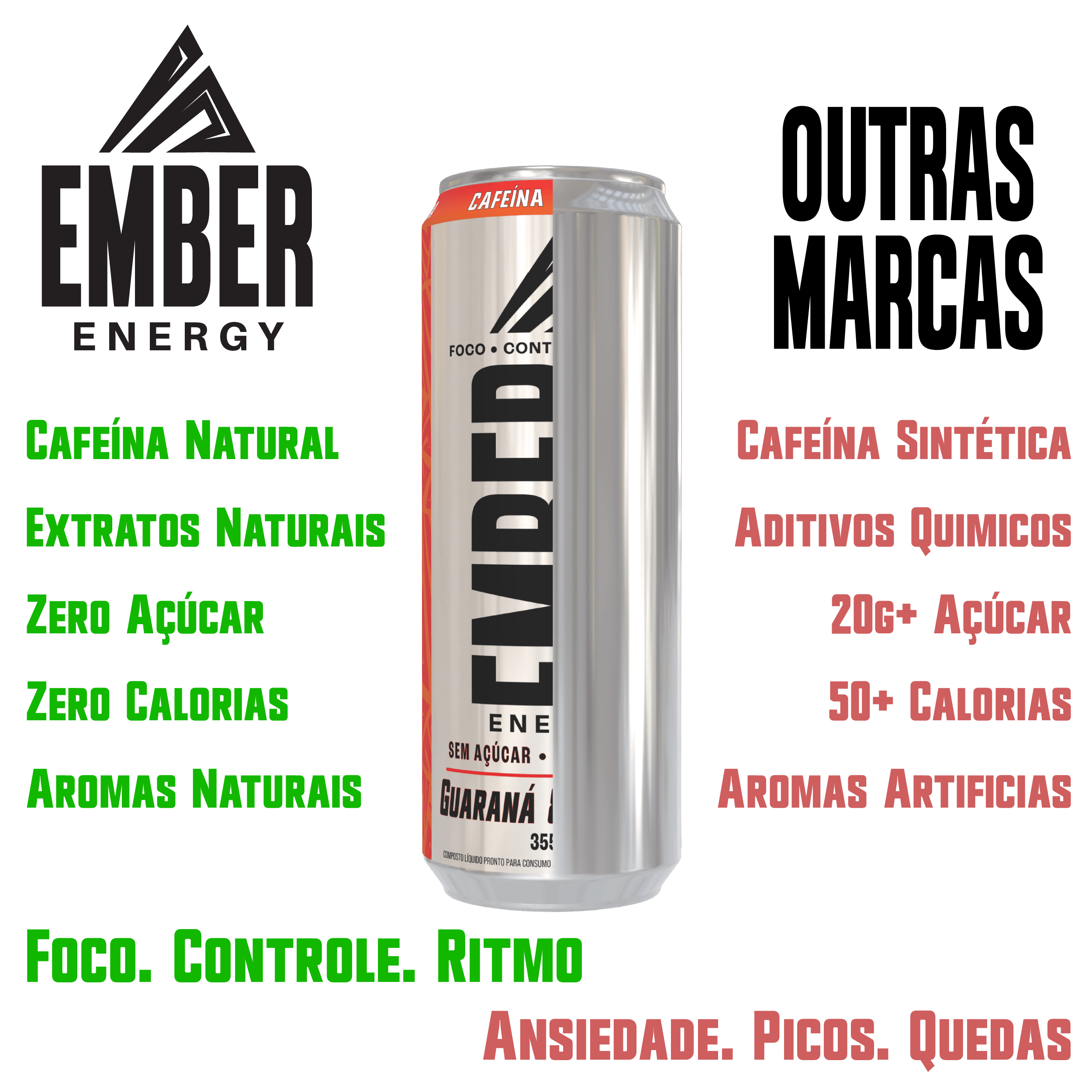 Energético Guaraná & Catuaba - 6 Latas